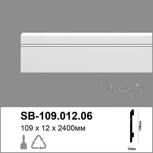 

Плинтус Perimeter SB-109.012.06 (109х12)мм
