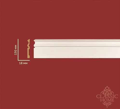 

Плинтус HM-73150 Classic Home (150x18)мм