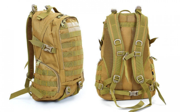 

Рюкзак тактический штурмовой SILVER KNIGHT V-30л khaki TY-9332