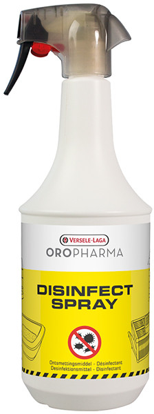 

Бактерицид, фунгіцид, віруліцід для всіх тварин Oropharma Disinfect Spray 1 л