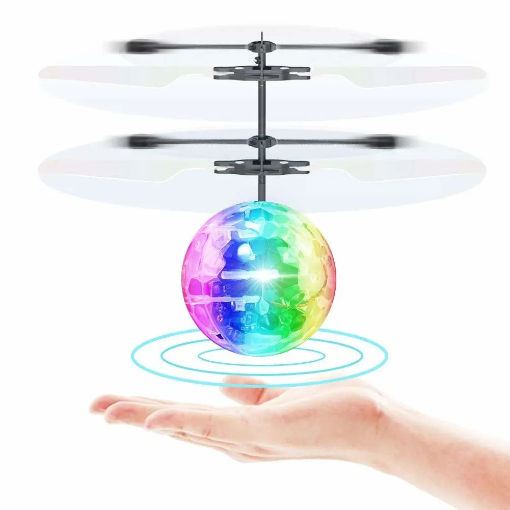 

Летающий от руки светящийся шар Саме То Induction Crystall Ball