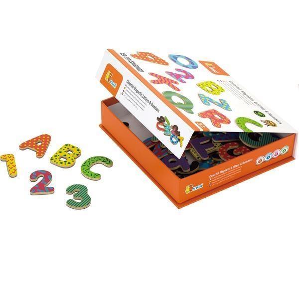 

Набор магнитных букв и цифр Viga Toys "Буквы и цифры" (59429)