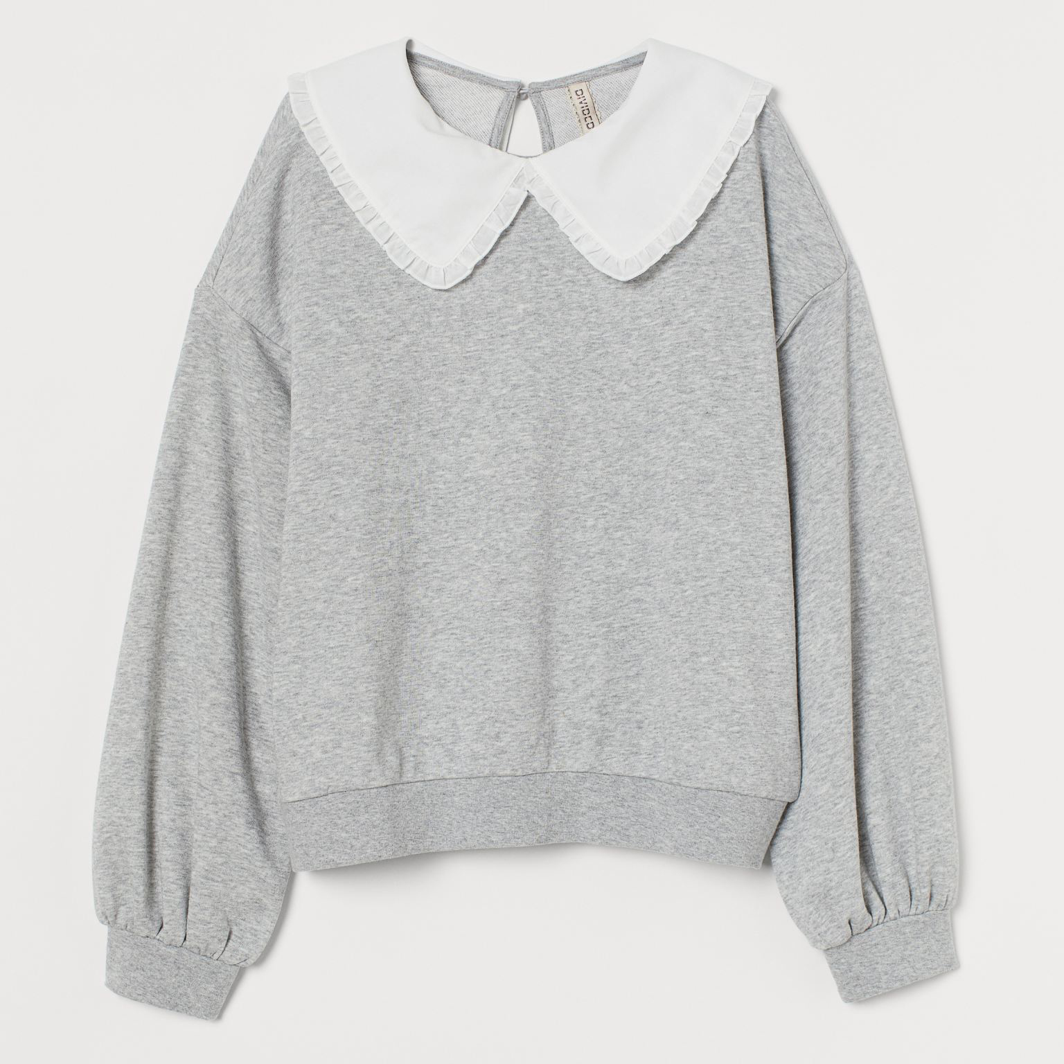 

Свитшот H& 707-897152  Серый меланж, Свитшот H&M 707-897152 M Серый меланж