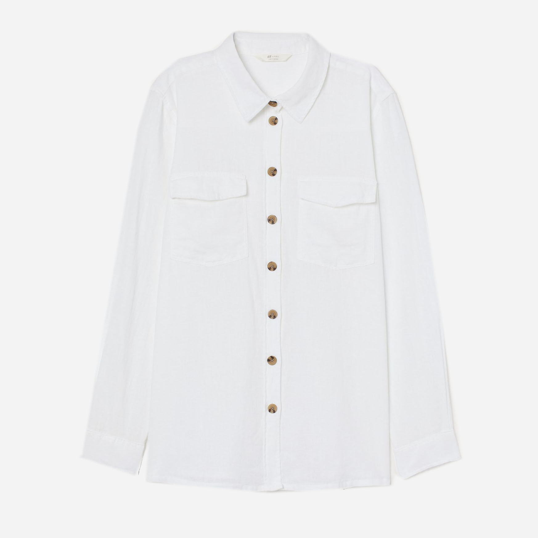 

Рубашка H&M 807-8523001 42 Белая