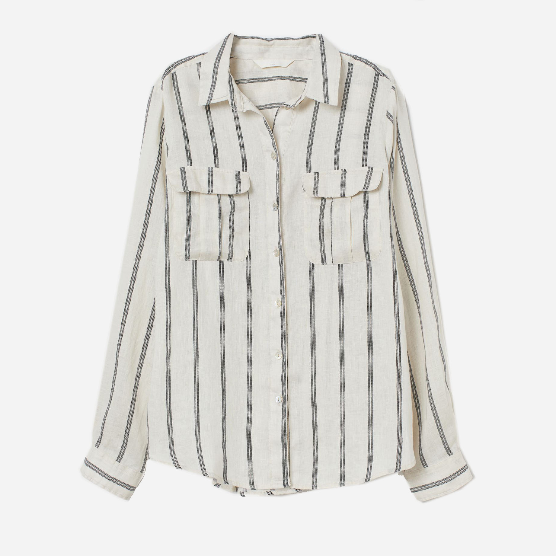 

Рубашка H&M 907-7189399  Светло-бежевая, Рубашка H&M 907-7189399 34 Светло-бежевая