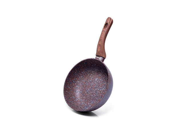 

Сковорода Fissman глубокая Magic Brown 20х7.2см алюминиевая с каменным антипригарным покрытием (4465)
