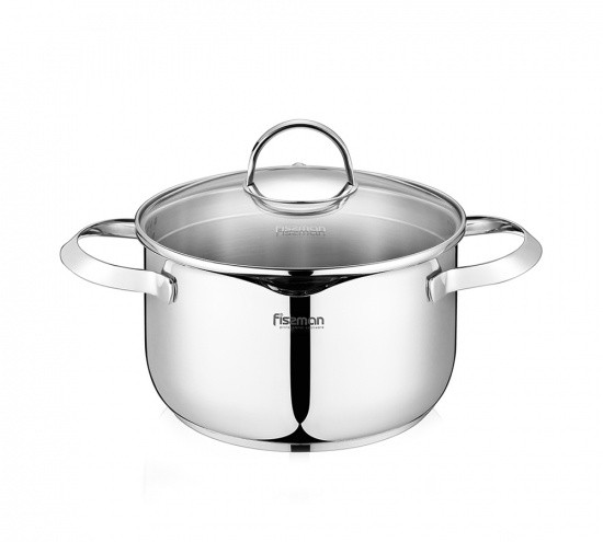 

Кастрюля Fissman Callisto 20х11.5см/3.4л с индукционным дном и стеклянной крышкой (SS-5207.20)