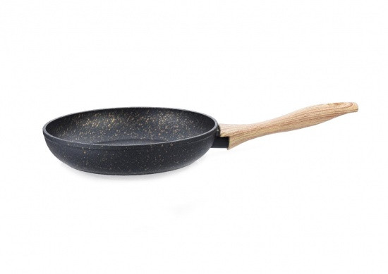

Сковорода Fissman Black Cosmic 20х4.5см с индукционным дном и каменным антипригарным покрытием (AL-4340.20)