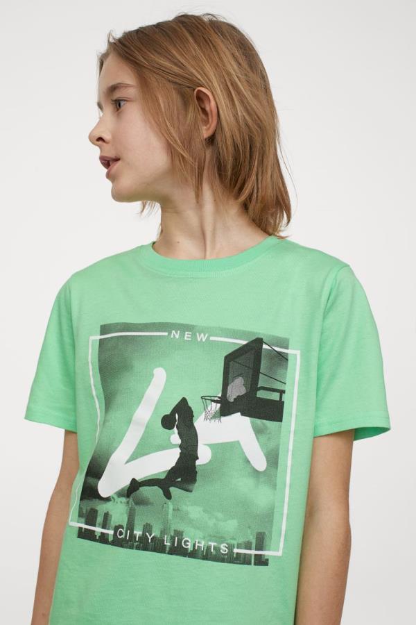 

Футболка H&M пх5398 зелений 170