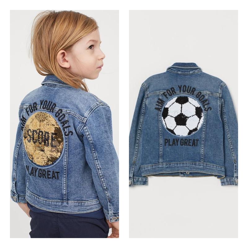 

Куртка джинсова H&M Х16501 блакитний 122