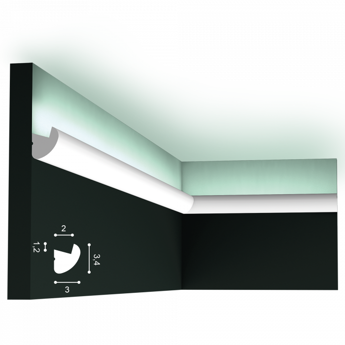 

Карниз Orac Decor CX188 (34x30)мм гибкий