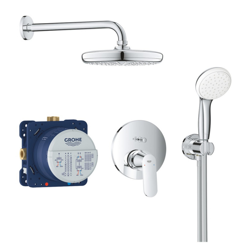 

Душевая система скрытого монтажа Grohe Eurosmart Cosmopolitan 25219001 с Tempesta 210