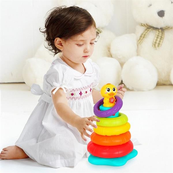 

Музыкальная пирамидка Hola Toys Уточка с подсветкой (2101)