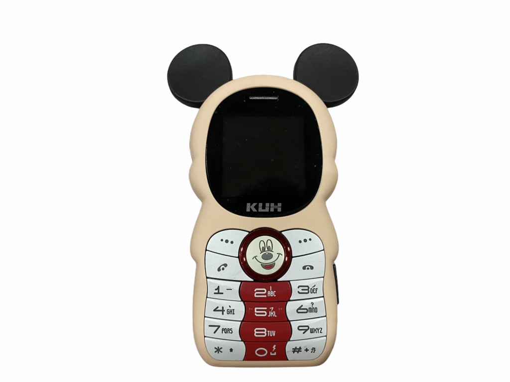 

Мини Мобильный Телефон KUH Mickey Mouse встроенный Power Bank мальчик красный