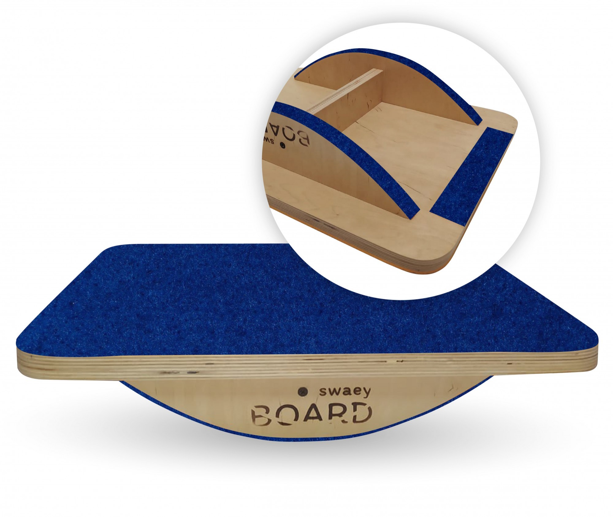 

Балансир SwaeyBoard 50х35х10 см синий балансборд