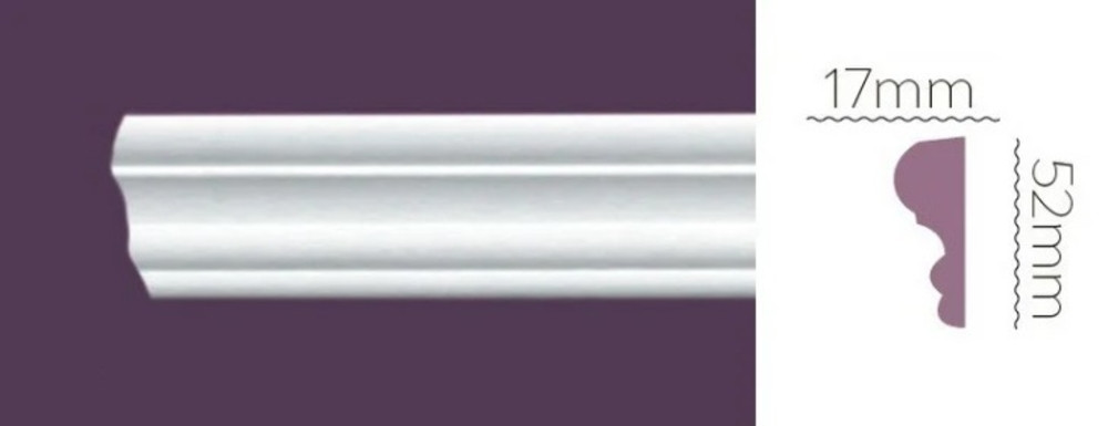 

Молдинг Home Decor 1322 (52x17)мм