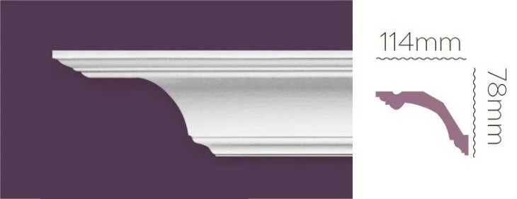 

Карниз Home Decor 1222 (78x114)мм
