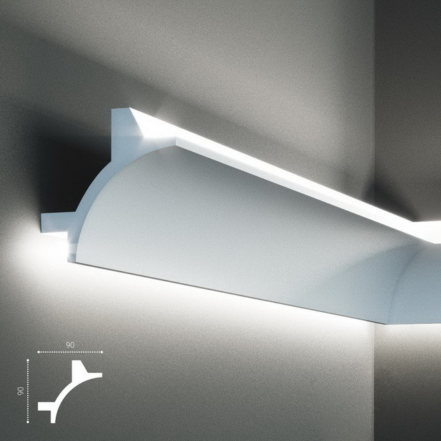 

Карниз Tesori KF703 (90x90)мм