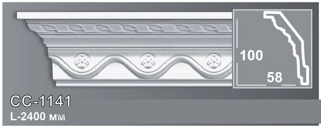 

Карниз Perimeter CC1141 (100x58)мм