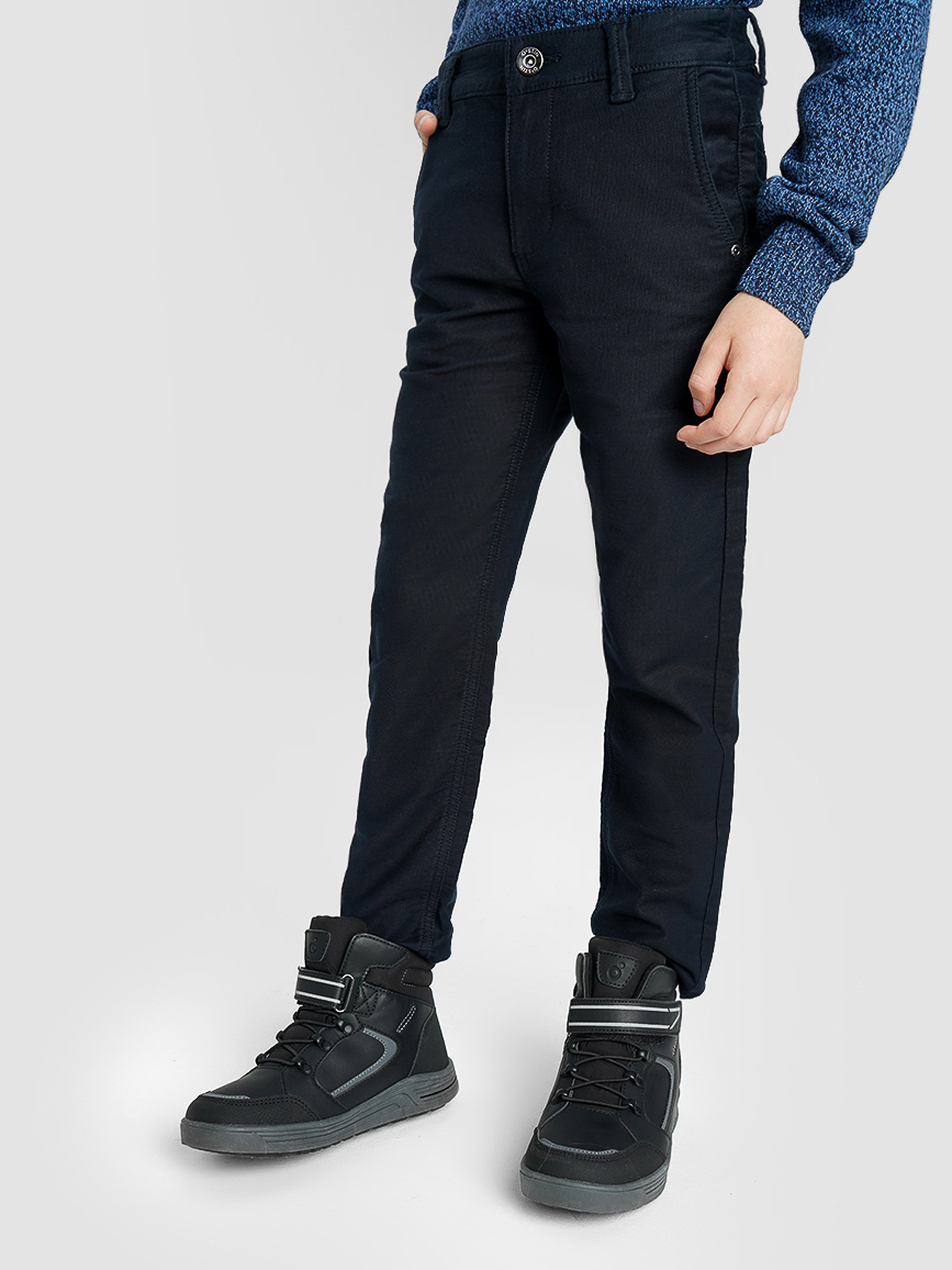 

Брюки O'STIN BP4X74-69 ШФ 134 см Темно-синие