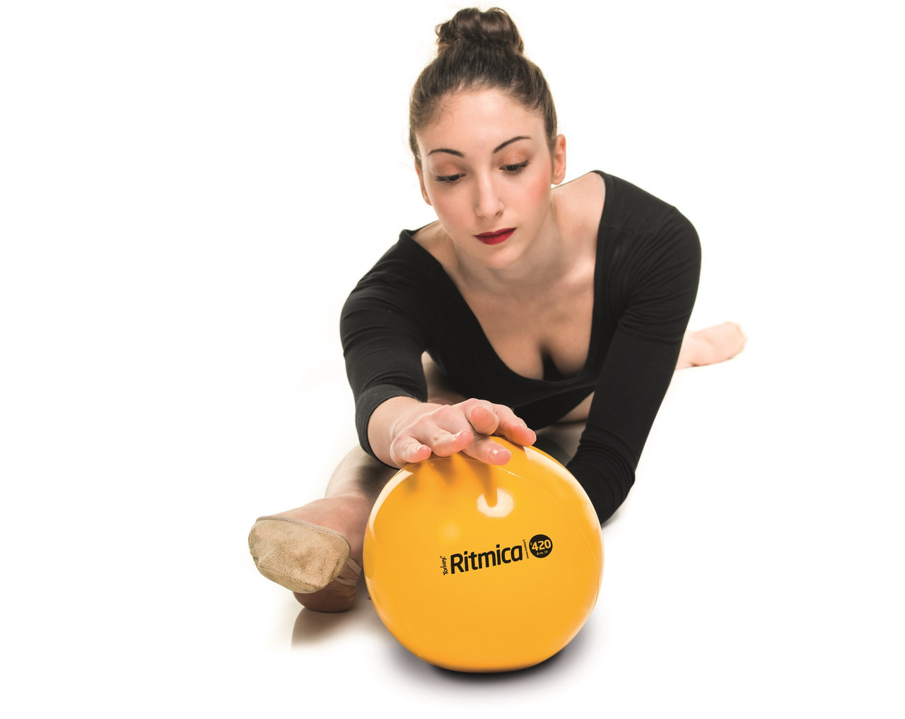 

Мяч для художественной гимнастики 420 г желтый Original Ritmica Ledragomma L 36