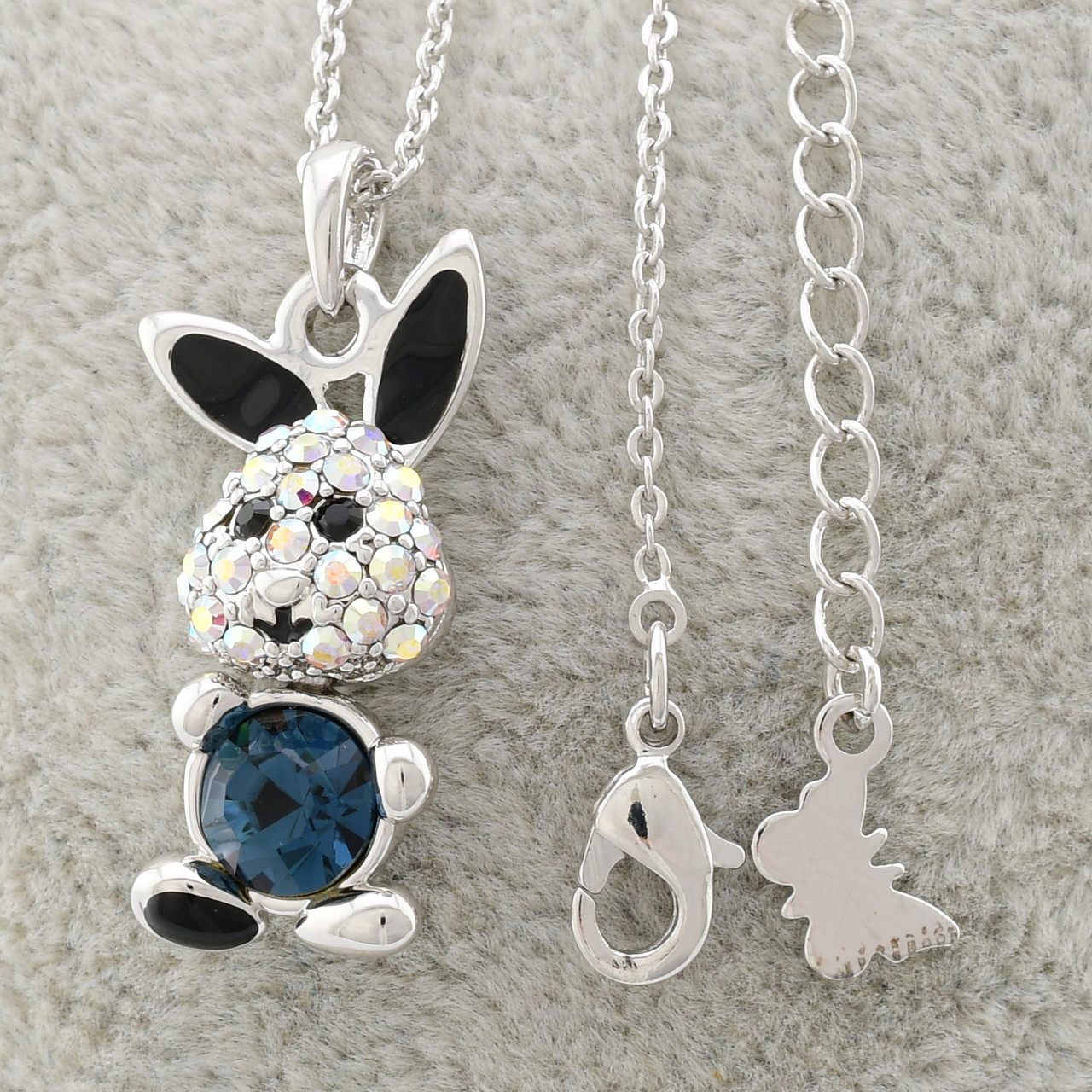 

Набор Xuping с кристаллами Swarovski 87065 кулон 27х12 мм + цепочка 38 + 5 см монтана позолота Белое Золото