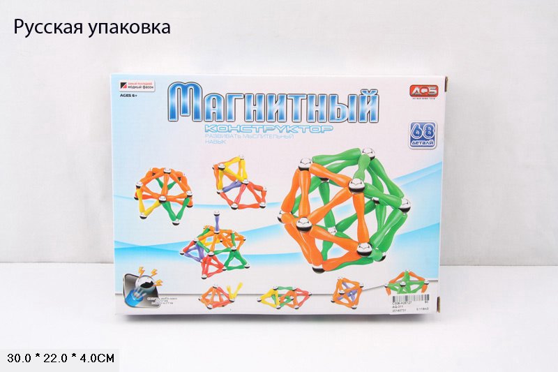 

Конструктор магнитный 68дет. AQ-311