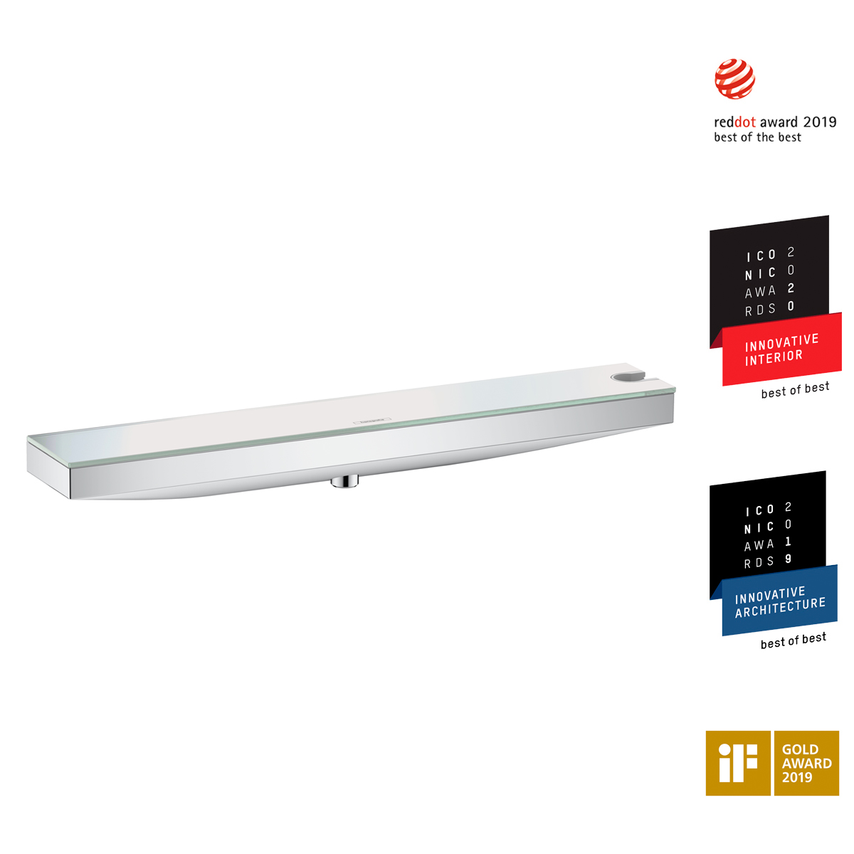 

Шланговое подсоединение с держателем HANSGROHE RAINFINITY 26858000