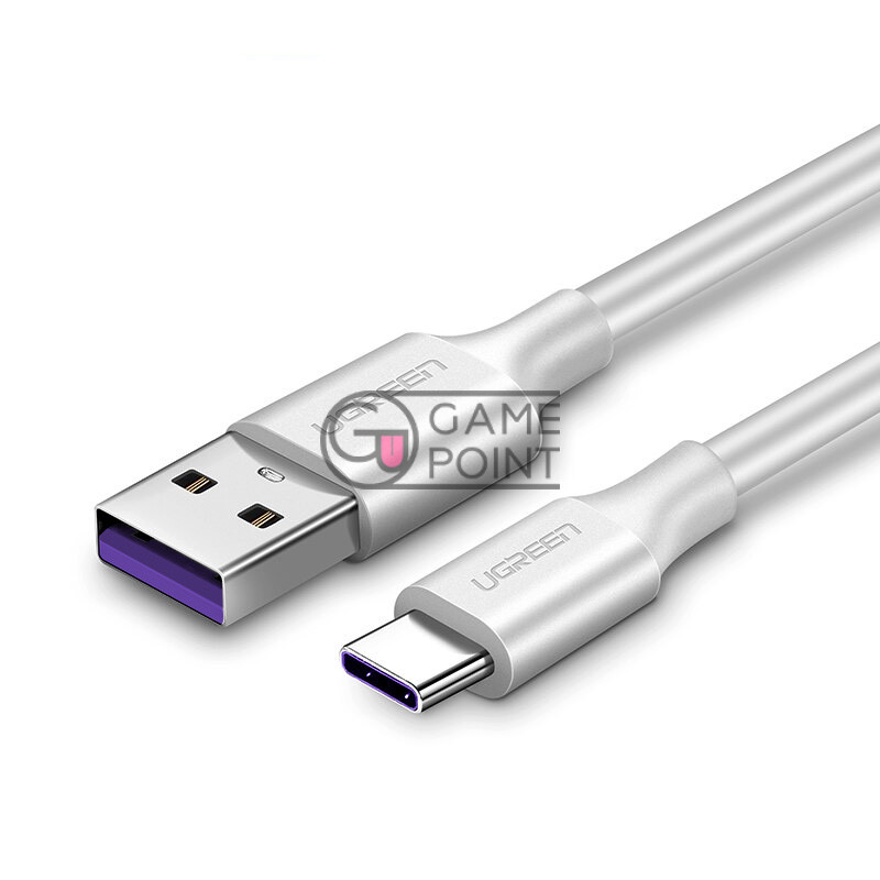 

Кабель USB Type-C 5A 40W белый 2 м. Ugreen 5A US253
