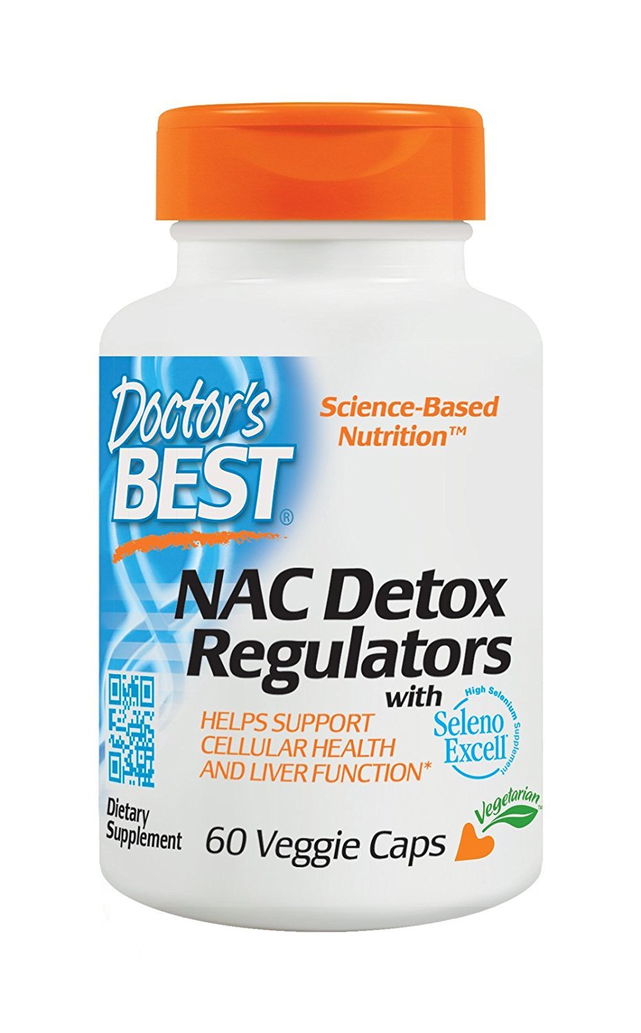 

Специальный продукт Doctor's Best NAC Detox Regulators 60 капсул (4384302067)