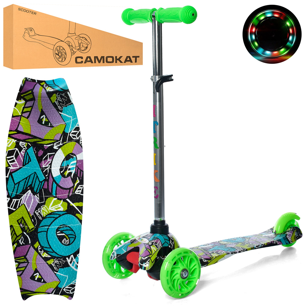 

Самокат iTrike Mini BB 3-013-4-F-WP5 Green (BB 3-013-4-F)