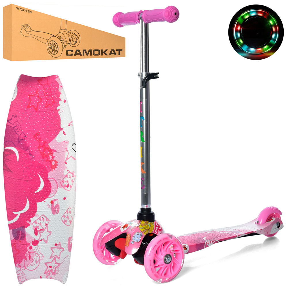 

Самокат iTrike Mini BB 3-013-4-F-WP6 Pink (BB 3-013-4-F)