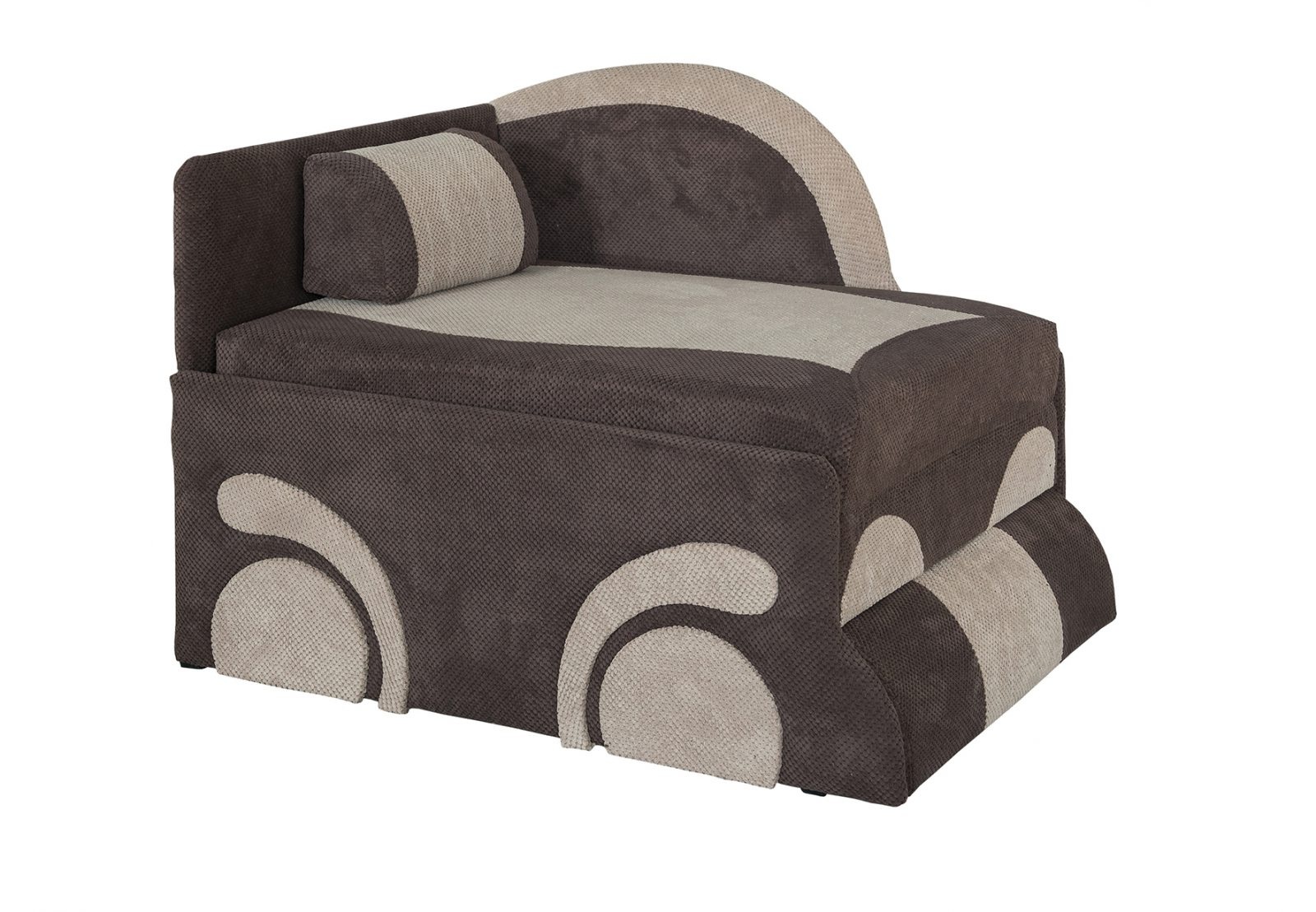 

Диван выкатной раскладной в детскую комнату из ДСП Дерево Ткань Дорис коричневый Машинка Юниор Мебель Сервис