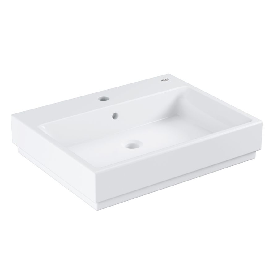 

Раковина для столешницы накладная Grohe Cube Ceramic 600х490 мм, белый (3947700H)