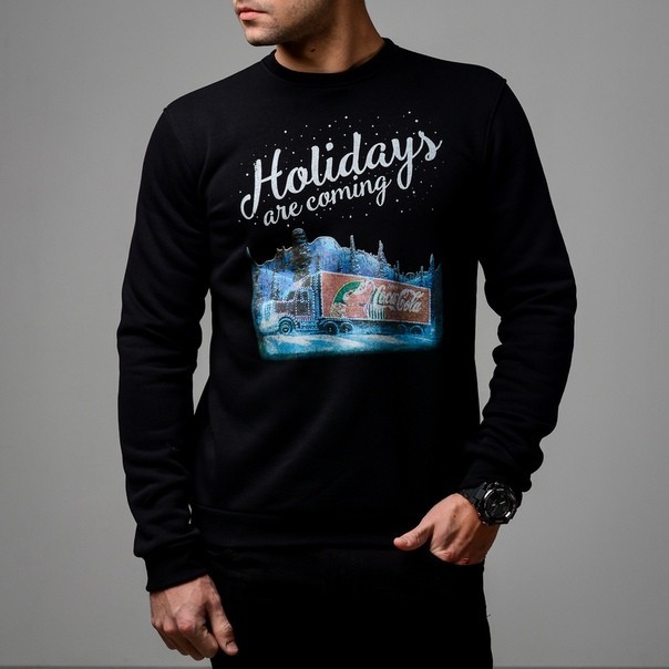 

Свитшот Chernyy Kot HOLIDAYS 02 Черный L