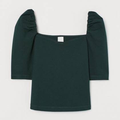 

Блузка H&M 2705-8356640  Зеленая, Блузка H&M 2705-8356640 XL Зеленая