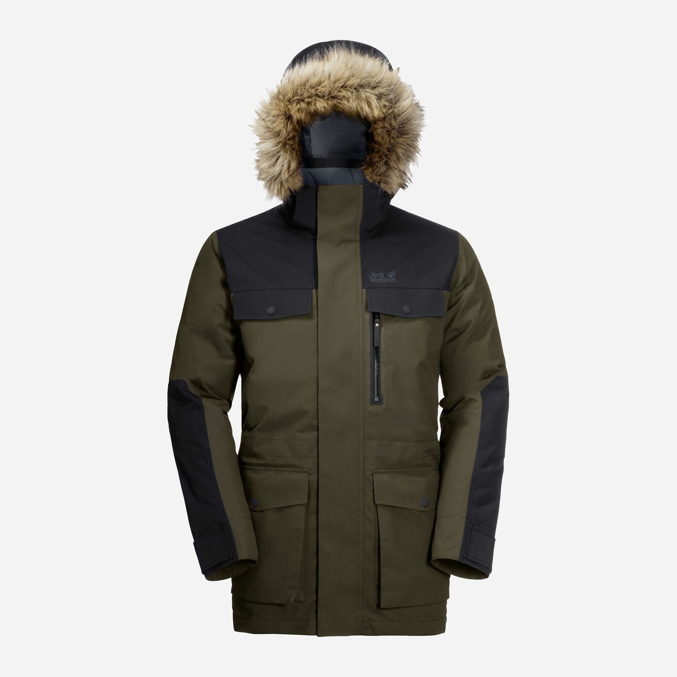 

Парка Jack Wolfskin Glacier Bay Parka M 1113321-4144 XXL Серо-зеленая