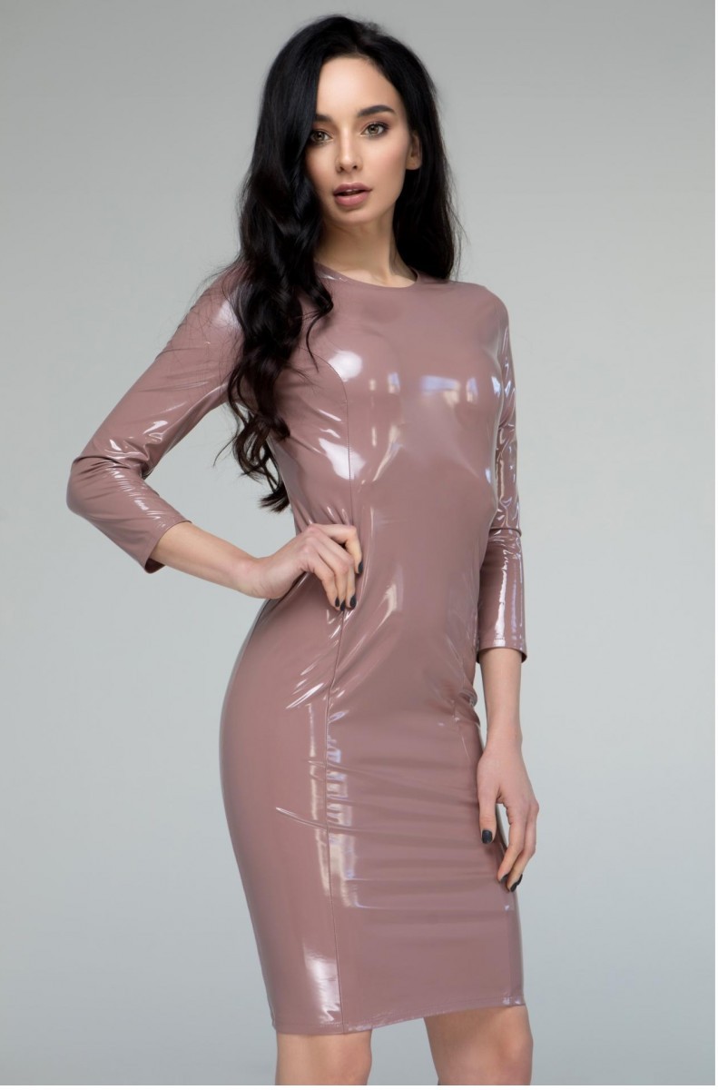 

Сексуальное латексное платье MyLady S пудра 43424001