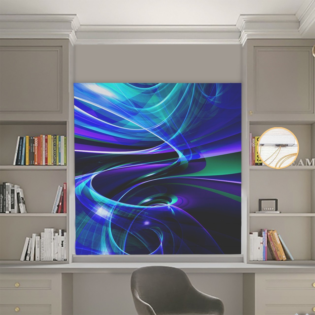 

Римские шторы DECOLIV Фотопечать Абстракции 00-506 Блэкаут 220*170 см