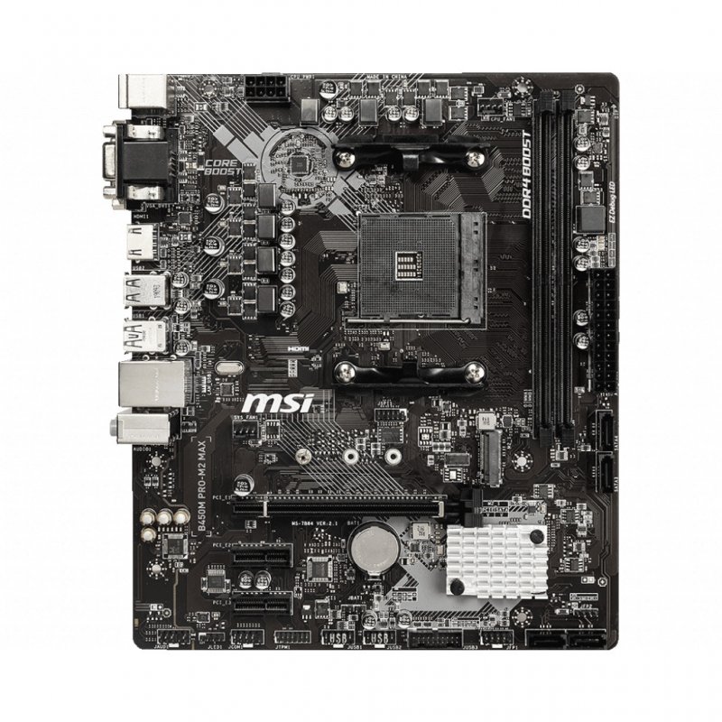 

Материнская плата MSI B450M PRO-M2 MAX (B450M PRO-M2 MAX)