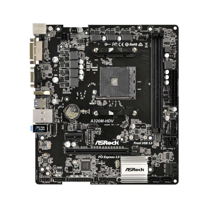 

Материнская плата ASRock A320M-HDV R4.0 (A320M-HDV R4.0)