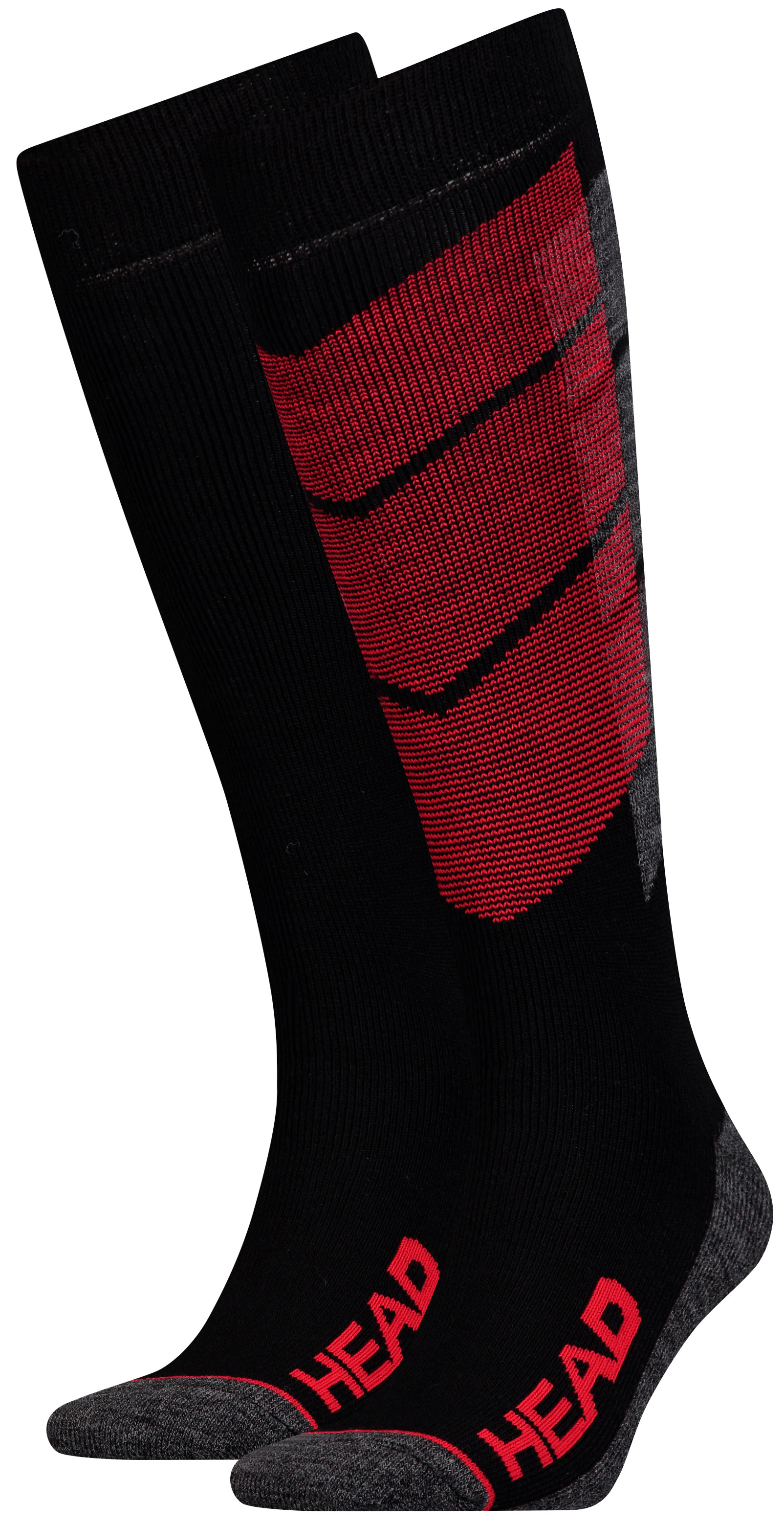 

Набор горнолыжных носков HEAD Unisex Ski Graphic Kneehigh 2P 791005001-118 35-38 р 2 пары Черно-красный
