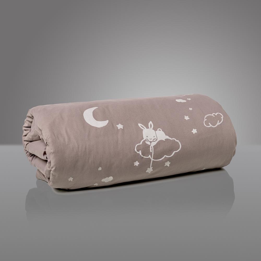 

Постельное белье Home me Baby Star me Детское 70х140 Вареный хлопок Коричневое