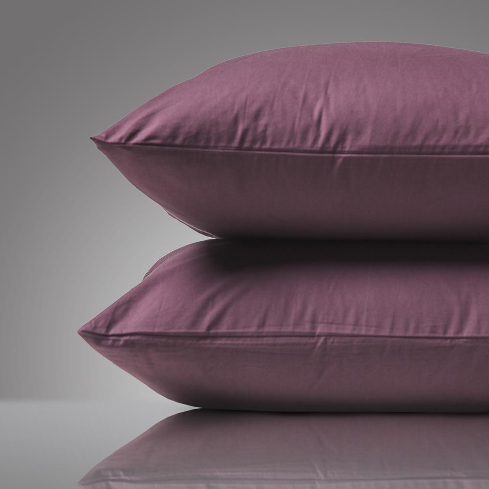 

Набор наволочек Home me Хлопок перкаль Basic Фиолетовый 65х65 2шт