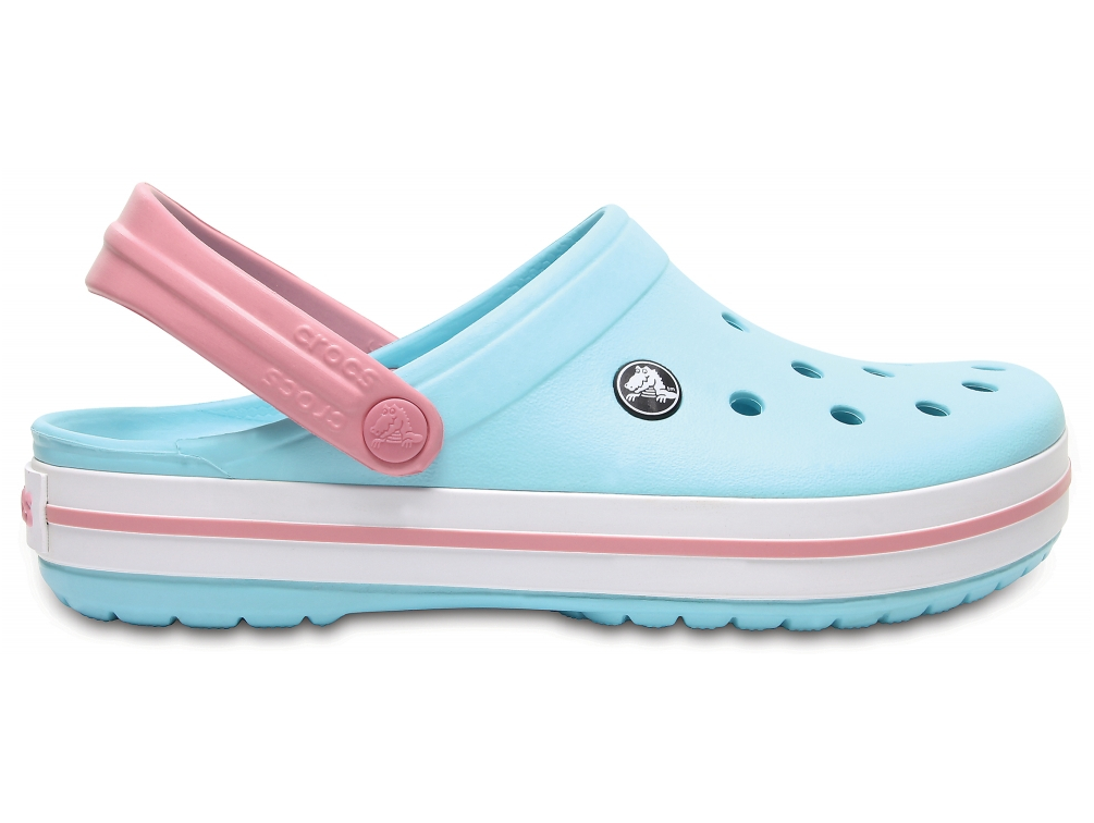 

Жіночі сабо Crocs Crocband Ice Blue/White M5-W7 (37) голубые