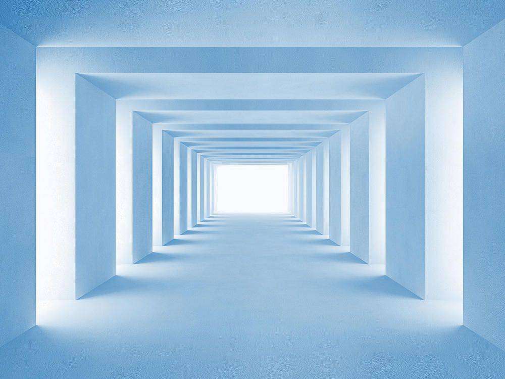 

Фотообои Walldeco Белый туннель №7979 Гладь