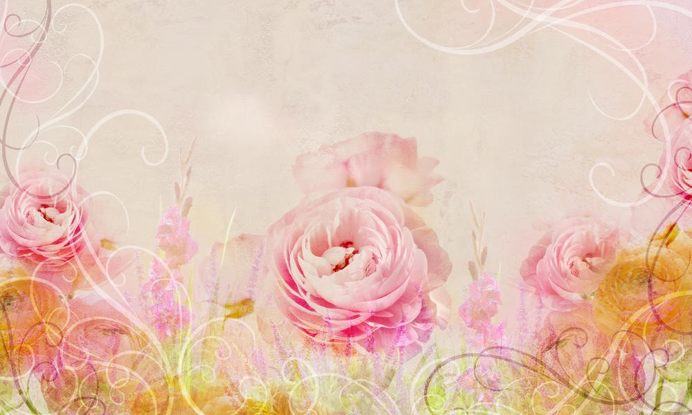 

Фотообои Walldeco Фреска: розы №30304 Волокно