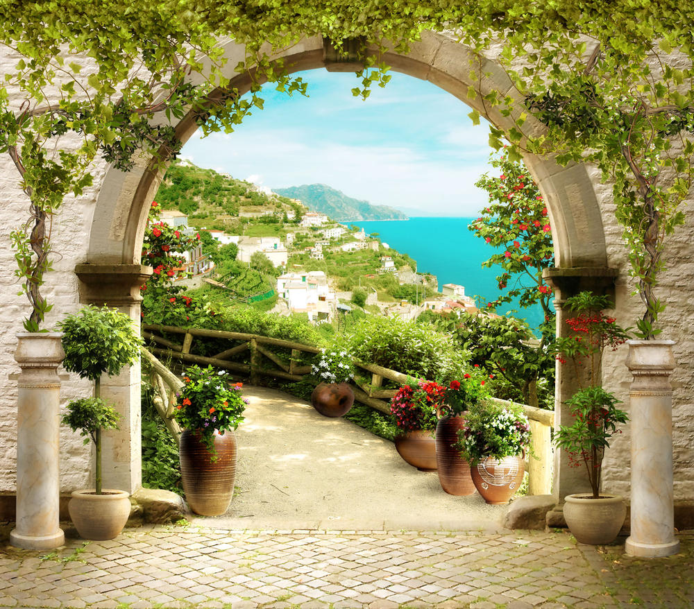 

Фотообои Walldeco Античная арка №31694 Базальт