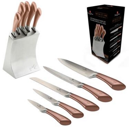 

Набор ножей Berlinger Haus Rose Gold Metallic Line BH-2375 (6 пр)
