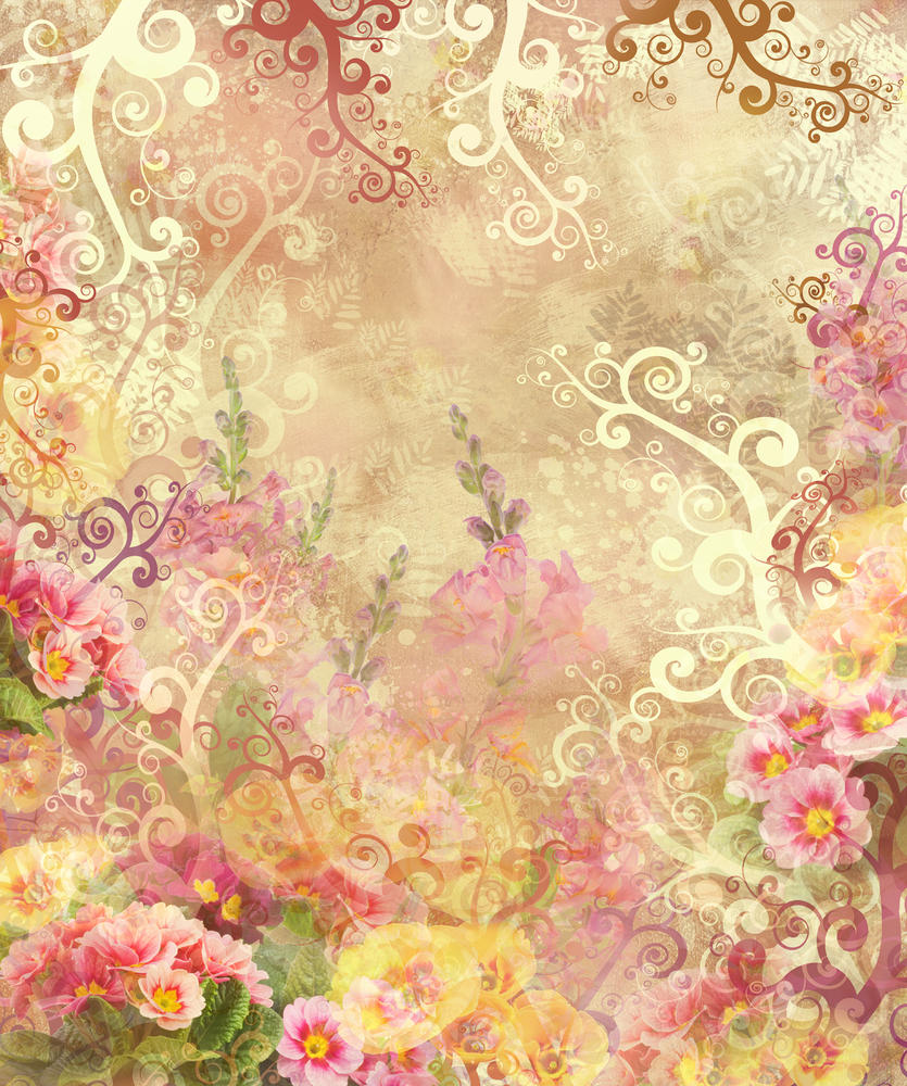 

Фотообои Walldeco Фреска: цветы №30306 Гладь